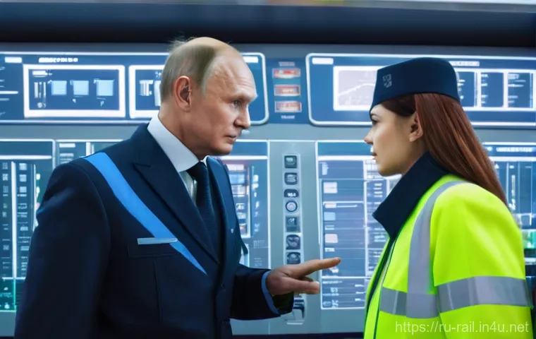 철도기사 합격률 높은 공부법 - **Prompt 2: Visualizing Complex Railway Knowledge**
    "A focused young Russian student, in their e...