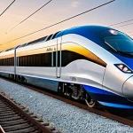 철도 분야 해외 사례 연구 - **Prompt 1: The Apex of High-Speed Rail**
    A breathtaking, wide-angle shot of the Chinese CR450 h...