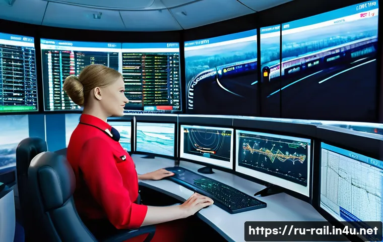 철도 시스템 통합 사례 - **Prompt 1: The Heart of "Smart" Rail Operations**
    "A wide-angle, high-resolution image showcasi...